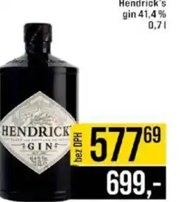 Jip Hendrick's gin 41,4% nabídka
