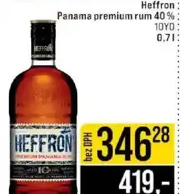Jip Heffron Panama premium rum 40% 10YO nabídka