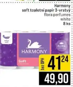 Jip Harmony soft toaletní papír 3-vrstvý flora perfumes white nabídka