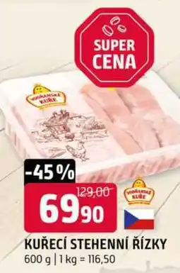 Terno Kuřecí stehenní řízky chlazené 600g nabídka