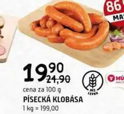 Terno Písecká klobása 100g nabídka