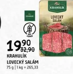 Terno Krahulík Lovecký salám 75g nabídka