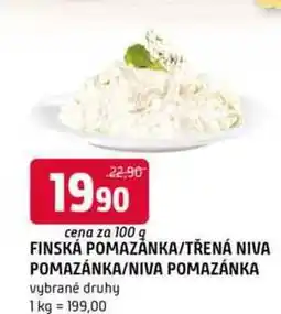 Terno Finská pomazanka třená niva pomazánka niva pomazánka 100g vybrané druhy nabídka