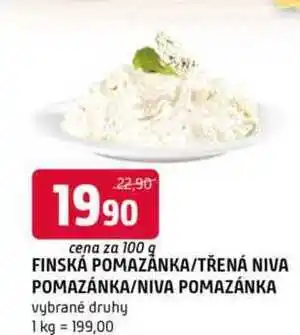 Terno Finská pomazanka třená niva pomazánka niva pomazánka 100g vybrané druhy nabídka