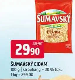 Terno Šumavský Eidam 100 g strouhaný - 30% tuku nabídka