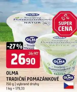 Terno Olma tradiční pomazánkové 150 g vybrané druhy nabídka