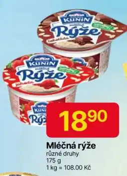 Hruška Mléčná rýže nabídka