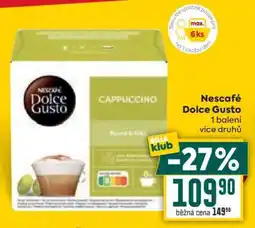 Billa Nescafé Dolce Gusto nabídka