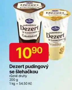 Hruška Dezert pudingový se šlehačkou nabídka