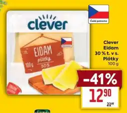 Billa Clever Eidam 30 % t. v s. Plátky nabídka
