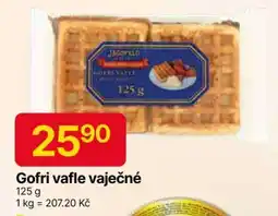 Hruška Gofri vafle vaječné nabídka