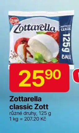 Hruška Zottarella classic Zott nabídka