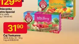 Hruška ČAJ TEEKANNE nabídka
