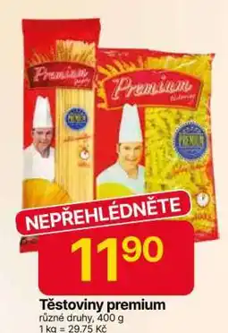 Hruška Těstoviny premium nabídka