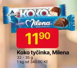 Hruška Koko tyčinka, Milena nabídka
