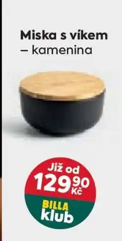 Billa MISKA S VÍKEM nabídka