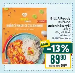 Billa BILLA Ready Kuře na zelenině s rýží nabídka