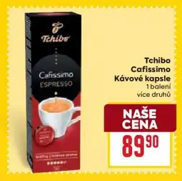 Billa Tchibo Cafissimo Kávové kapsle nabídka