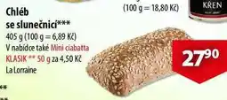 CBA Chléb se slunečnicí, 405 g nabídka