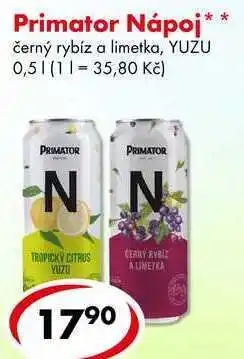 CBA Primator Nápoj, 0,5 l nabídka