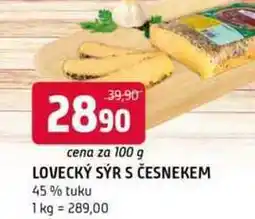Terno Lovecký sýr s česnekem 100g nabídka