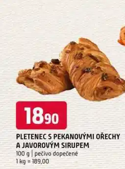 Terno Pletenec s pekanovými ořechy a javorovým sirupem 100g nabídka
