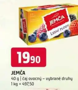 Terno Jemča 40 g čaj ovocný vybrané druhy nabídka