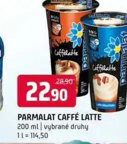 Terno Parmalat caffé latte 200 ml vybrané druhy nabídka