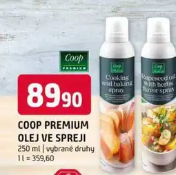 Terno Coop premium olej ve spreji 250 ml vybrané druhy nabídka