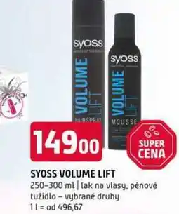 Terno Syoss Volume lift 250-300ml nabídka