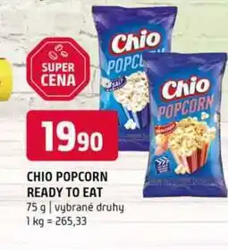Terno Chio popcorn ready to eat 75 g vybrané druhy nabídka