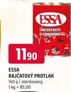Terno ESSA rajčatový protlak 140 g sterilovaný nabídka
