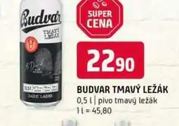 Terno Budweiser Budvar B:Dark Tmavý ležák 0,5l nabídka