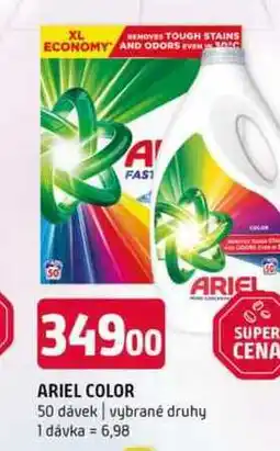 Terno Ariel na praní 50 dávek, vybrané druhy 2750ml nabídka