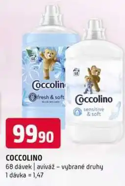 Terno Coccolino aviváž vybrané druhy nabídka