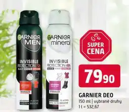 Terno Garnier deodorant 150ml, vybrané druhy nabídka