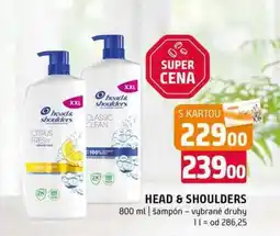 Terno Head & Shoulders šampon 800ml, vybrané druhy nabídka