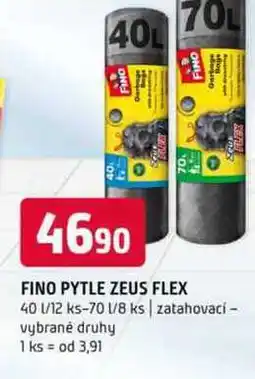 Terno Fino pytle zeus flex 40l /12 ks-70l /8 ks zatahovací vybrané druhy nabídka