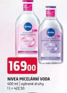 Terno Nivea micelární voda 400 ml vybrané druhy nabídka