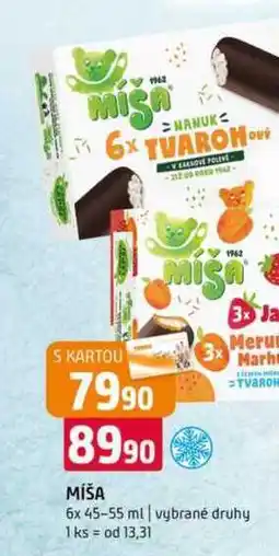 Terno Míša zmrzlina 6 x 45-55ml, vybrané druhy nabídka