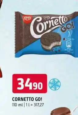 Terno Algida Cornetto go 110ml, vybrané druhy nabídka