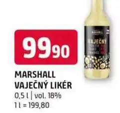 Terno Marshall vaječný likér 0,5l vol. 18% nabídka