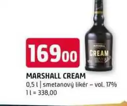 Terno Marshall cream 0,5l smetanový likér vol. 17% nabídka