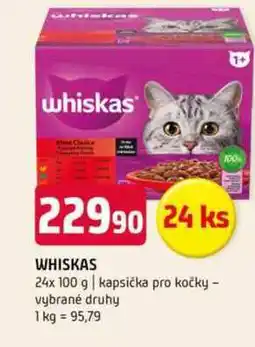Terno Whiskas 24x 100 g kapsička pro kočky vybrané druhy nabídka