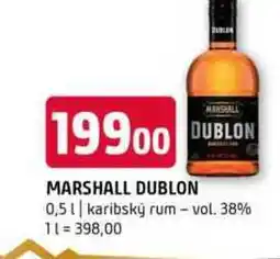 Terno Marshall dublon 0,5l karibský rum vol. 38% nabídka