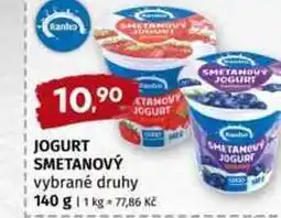 Terno Smetanový jogurt 140g, vybrané druhy nabídka