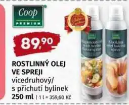 Terno Rostlinný olej ve spreji vícedruhový s příchutí bylinek 250 ml nabídka