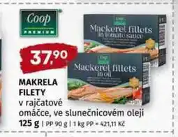 Terno Makrela filety 125g, vybrané druhy nabídka