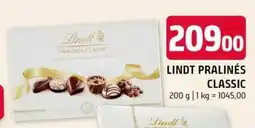 Terno Lindt praliné classic 200 g nabídka
