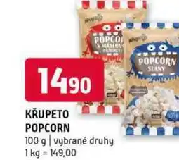 Terno Křupeto popcorn 100 g vybrané druhy nabídka